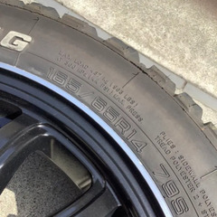 165/65／14タイヤバリ山