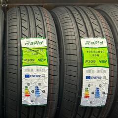 🌞195/60R16⭐工賃込み！新品未使用！セレナ、ウィッシュ、シルフィ、ラフェスタ等に！Rapid製サマータイヤ入荷しました🌞