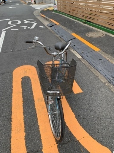 24インチ青自転車 29】子供用自転車 子供車 GIANT ESCAPJR ブルー 24