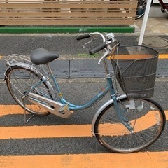 24インチ青自転車