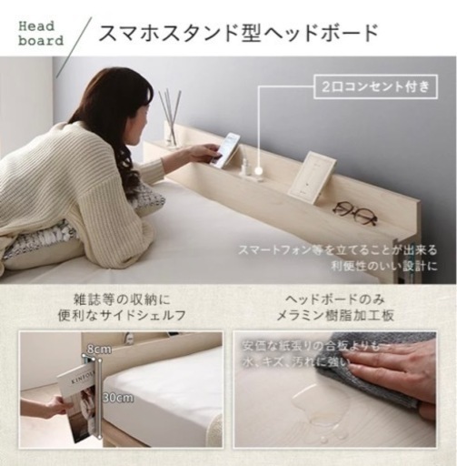 新品未使用未開封ベッド 値段交渉可能 ダブルベッド