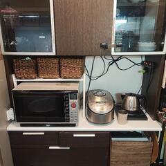 【お取引中】キッチンキャビネット　食器棚　幅115センチ