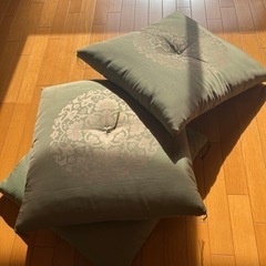 futon/ cushion x3