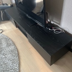 【定価3万円】ニトリ テレビ台 ダークブラウン ブラック（木目シ...