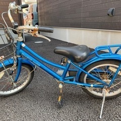 子ども用自転車　16インチ　青