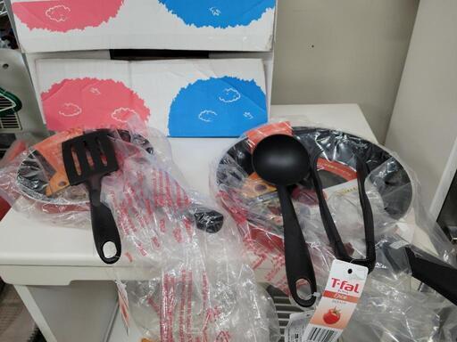 【未使用】T-fal　20cm　27cm　フライパン　5点セット　リサイクルショップ宮崎屋佐土原店24.9.19F