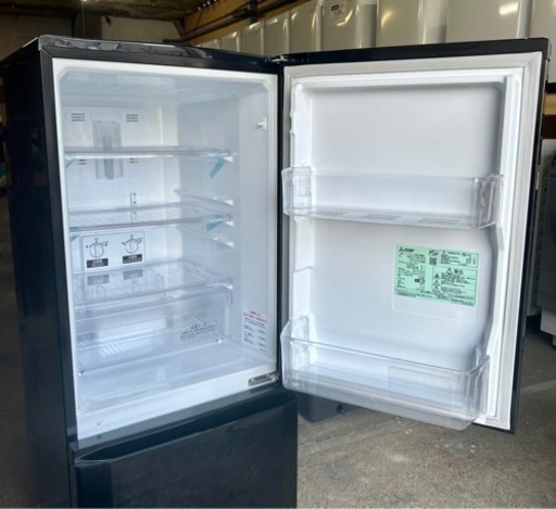 札幌 2016年製 三菱 146L 2ドア冷蔵庫 MR-P15A-B 100Lクラス