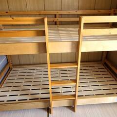 ニトリ 木製二段ベッド 新学期 湿気対策