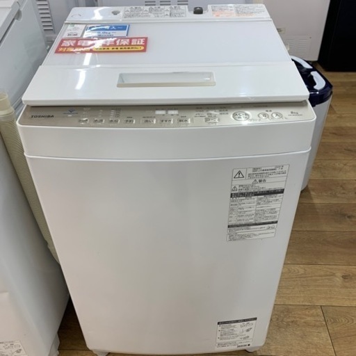 全自動洗濯機 TOSHIBA 8.0kg AW-BK8D8 - 千葉県の家具