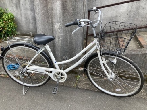 お引き取り予定者決まりました】自転車27インチ 美品 変速ギア付き