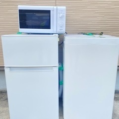 冷蔵庫・洗濯機・電子レンジ　　2018年製
