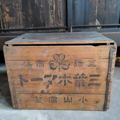 昭和初期  レトロ木箱