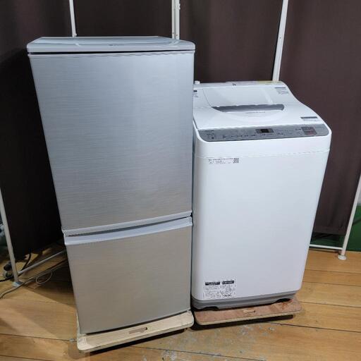 ‍♂️s売約済み‼️設置まで無料‼️雨の日にありがたいヒーター乾燥付き✨最新2018年製✨SHARP 家電セット