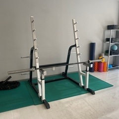 パワーラック（シャフト付き）ベンチ台セット