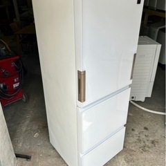 札幌引取り歓迎 19年製 SHARP シャープ 350L 3ドア冷蔵庫 SJ-GW35F-W