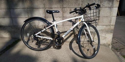 自転車 BRIDGESTONE SCHLEIN 白26インチ
