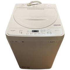 SHARP 洗濯機　ES-GE5D-W(2020年製)