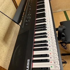 取りに来ていただける方限定】alesis 電子ピアノ キーボード台 椅子 