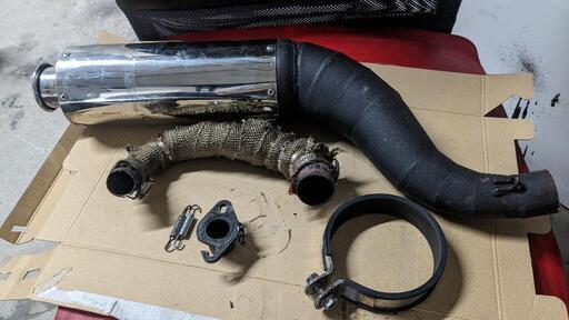 ジャイロ TA02 TD01 メイワスポーツマフラー REVIVE