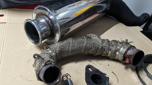 ジャイロ TA02 TD01 メイワスポーツマフラー REVIVE