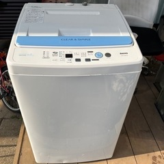 洗濯機  6キロ