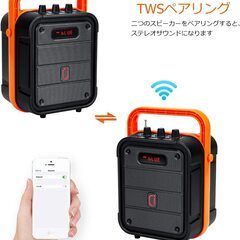 スピーカーセット 拡声器 ワイヤレスマイク1本付き