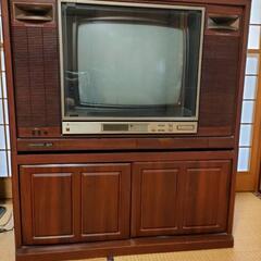 ナショナル家具調テレビ