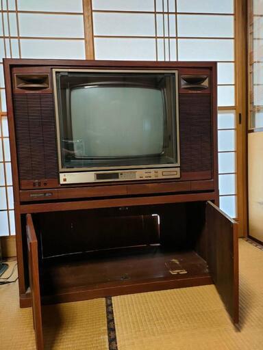 ナショナル家具調テレビ