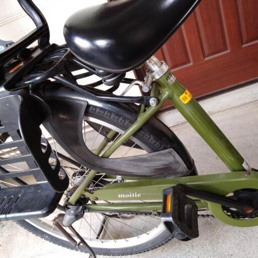 こどものせ自転車 非電動 引き取り限定】非電動チャイルドシート付き