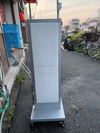 中古品  店前に置き電機看板