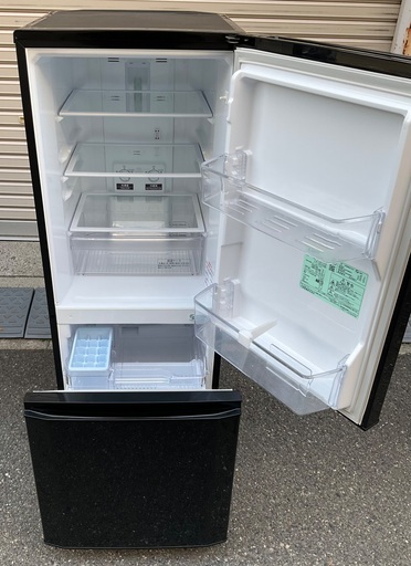 RKGRE-135】特価！三菱/146L 2ドア冷凍冷蔵庫/MR-P15D-B/中古品/2019年  