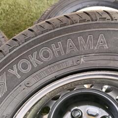 アトレー新車外し 145/80R12 ハイゼット タイヤホイールセット 2023年