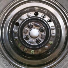 アトレー新車外し 145/80R12 ハイゼット タイヤホイールセット 2023年製 直接取引大歓迎