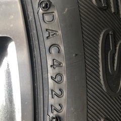 150プラド　tzgホイールタイヤセット　1本