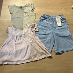 新品未使用 タグ付きあり 美品 女の子 トップス 半袖Tシャツ ...