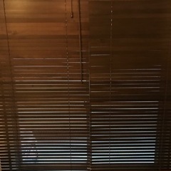 【美品】無印良品 木製ブラインドカーテン2つセット