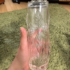 花瓶　透明ガラス