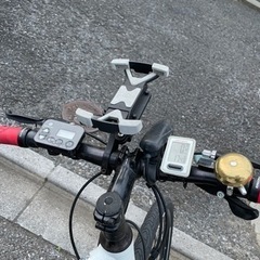 (済)パナソニック 電気アシスト自転車 速度計空気入れ付き