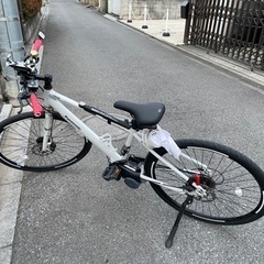 (済)パナソニック 電気アシスト自転車 速度計空気入れ付き