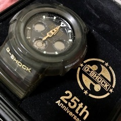 神奈川手渡し可 G-SHOCK 25周年限定 AWG-525D-8AJF オーシャングレー