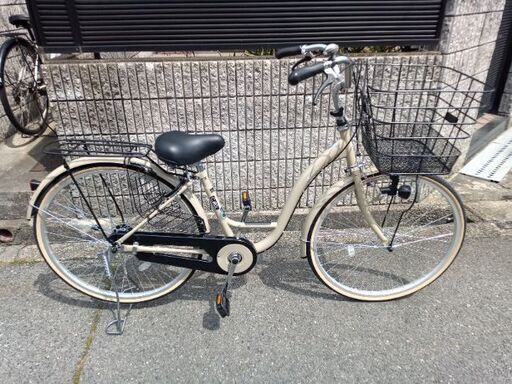 2月26日26,400円で購入美品 あさひ自転車カーグリラックス26インチ