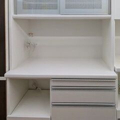 松田家具 2枚扉オープンボード　ag-kg233