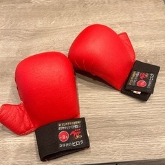 【ネット決済】空手　拳サポーター　赤　Sサイズ