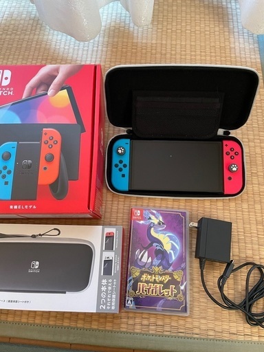 switch 有機EL とソフト（ポケットモンスターバイオレット）