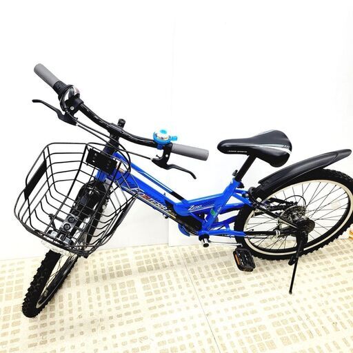 4/9marukin 自転車 FORTERA ZERO 22インチ 6段階切替 ジュニア ブルー