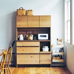 【最終値下げ】食器棚　レンジボード　OWLシリーズ