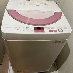 【特価】SHARP洗濯機 2017年製 ES-GE6A