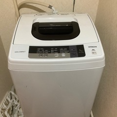 【ジャンク】HITACHI 2017年式　洗濯機