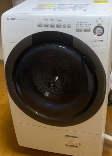【値下げしました】SHARP ドラム式洗濯機 ES-S7D-WL 2020年製