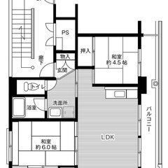 ◆敷金・礼金が無料！◆ビレッジハウス東部1号棟 (403号室)